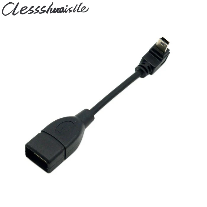 كابل USB صغير بزاوية 90 لسيارة صوت MP3 10 سنتيمتر/25 سنتيمتر 0.1 متر/0.25 متر كابل USB صغير للمركبة