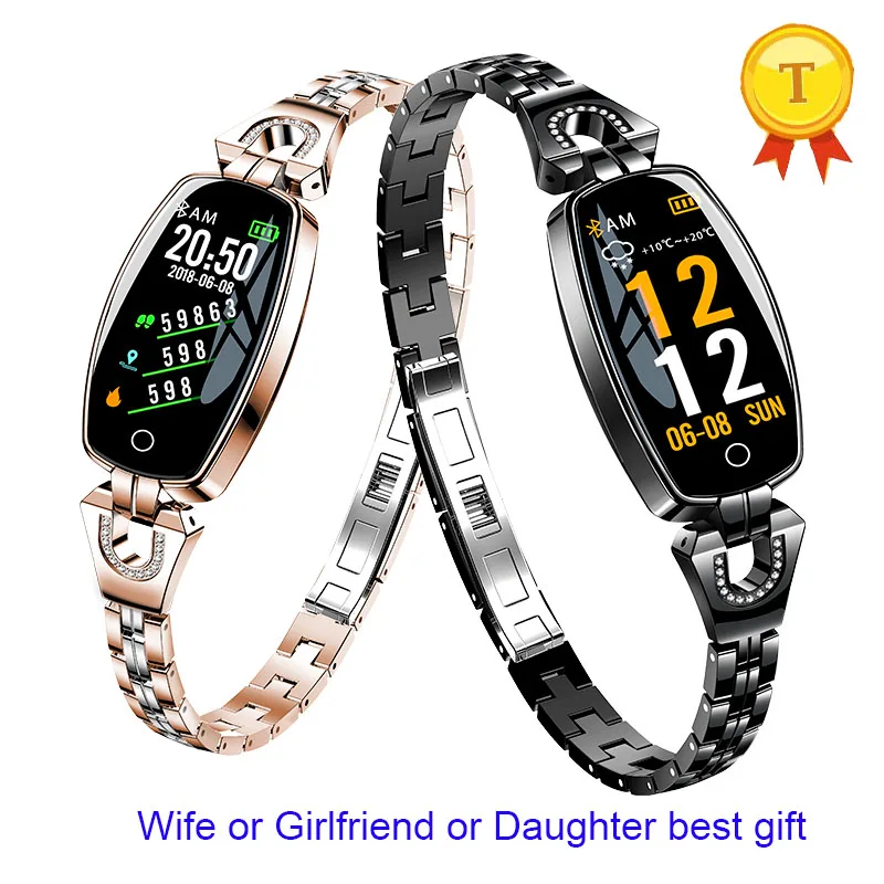 best gift to woman Lady female smart wristband Fitness band bracelet Heart Rate blood pressure Monitor smart band for iphone x