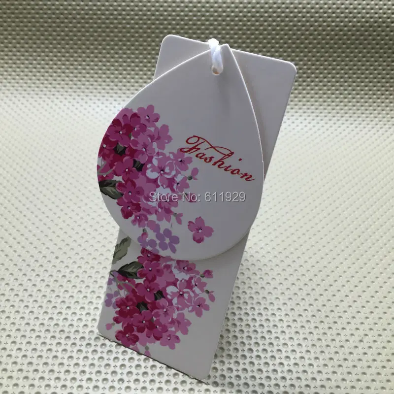 

custom shape cutting tags/dress paper hang tag/garment tags printing/clothing printed label/clothing woven label price tag