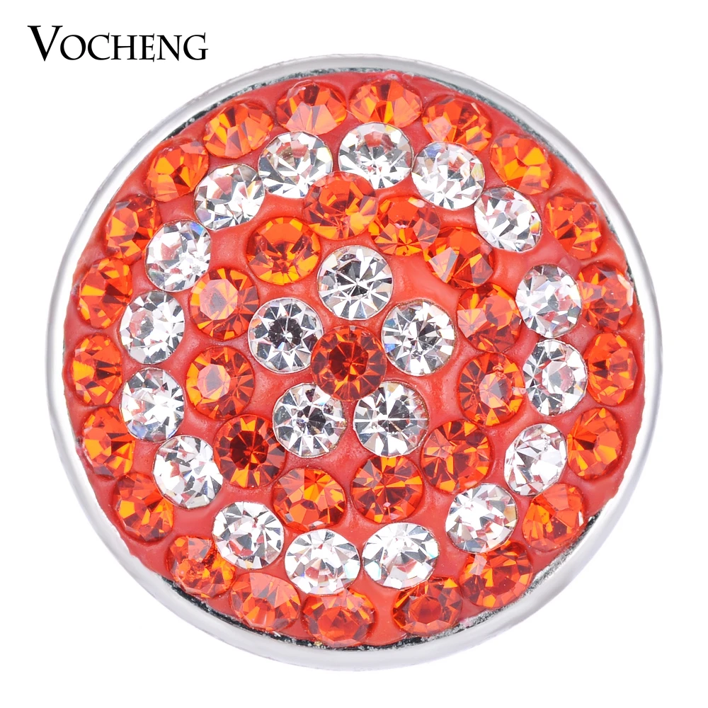 Vocheng Ginger Snaps 18mm 16 Colors Dot Clay Charms Jewelry Vn-1610