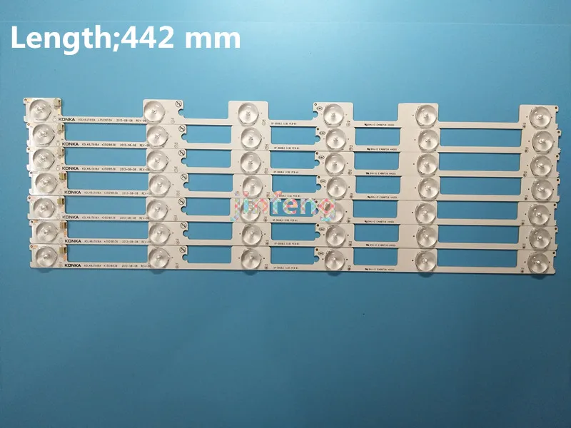 90pcs x 6v LED Bar TV Backlight Strips for Konka KDL48JT618A 258YTK Panel 35018539 6-LEDs 442mm 48'' TV Backlit