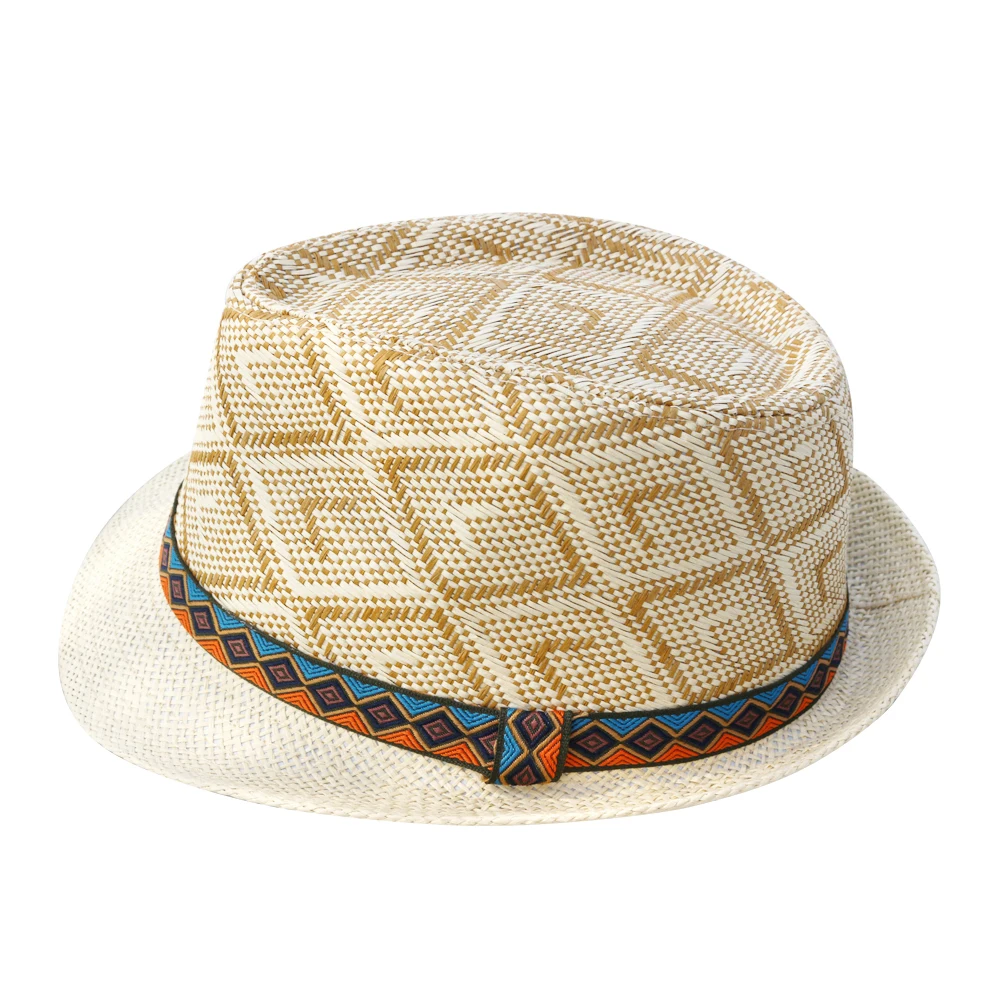 LNPBD-Sombrero de paja para hombre y mujer, sombrero elegante para el Sol, para la playa, de verano, 2018