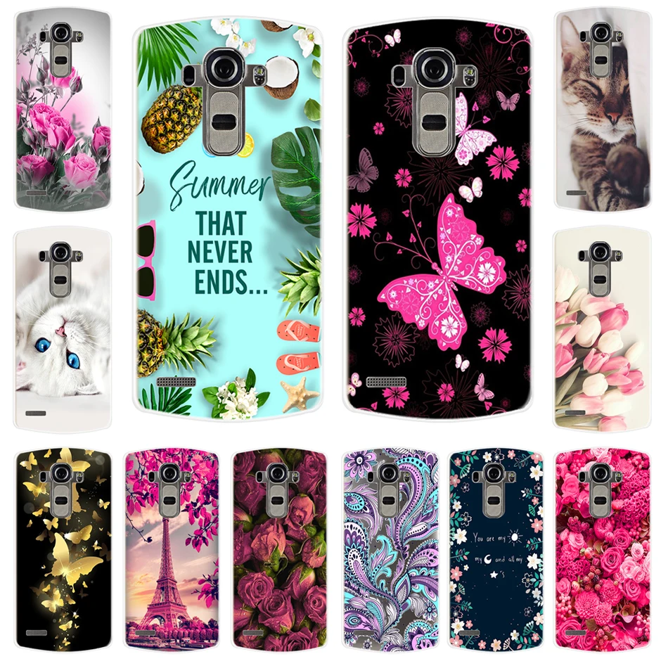 For LG G4 G 4 H810 H815 F500 F500K F500L Case Cover Fashion Soft Silicone Phone Case For LG Optimus G4 Back Cover For LG G4 5.5\