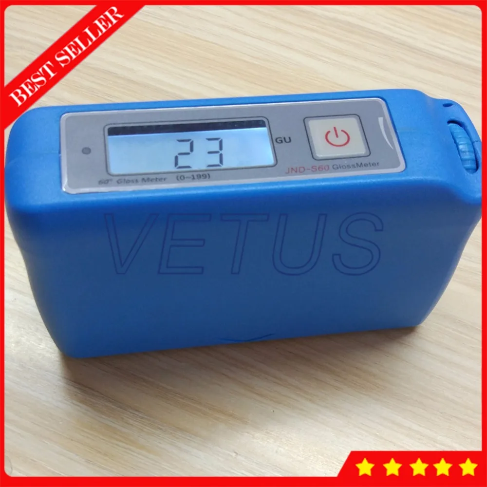 المحمولة الجرانيت الرخام تشققت الحجر الرملي سليت Glossmeter JND-S60 مع 60 درجة 0 ~ 199GU سطح تنظيف لمعان متر فاحص