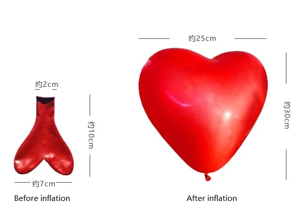 20 sztuk/partia 2.2g czerwony różowy biały piękny lateksowe balony balon w kształcie serca ślub zaręczyny urodziny dekoracje świąteczne dostawy