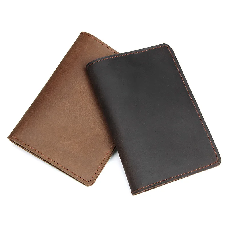 SIKU men's leather passport case handmade coin purses holders famous brand passport cover