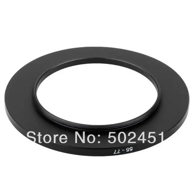 NEW 55 mét-77 mét bán kim loại Nhôm BLACK 55-77 mét 55-77 55 mét đến 77 mét Step Up Nhẫn Lọc Adapter HOT Bán Buôn!