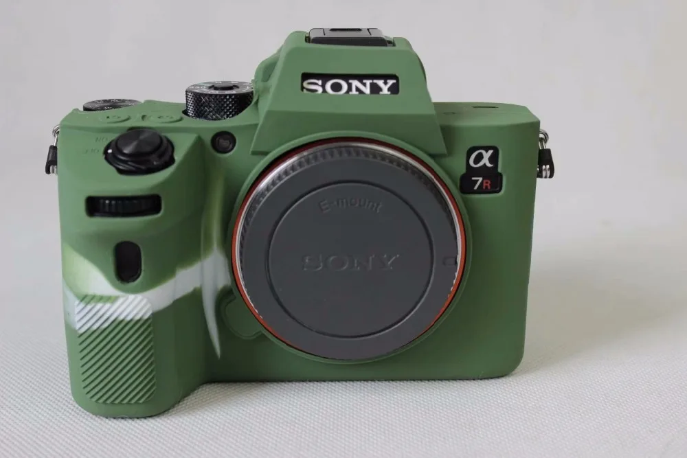 Mềm Silicone Cao Su Camera Bảo Vệ Che Cơ Thể Trường Hợp Túi Da Cho SONY A7III A7 Mark 3 A7RM3 A7R3 A7RIII A7M3 A9 Không Gương Lật