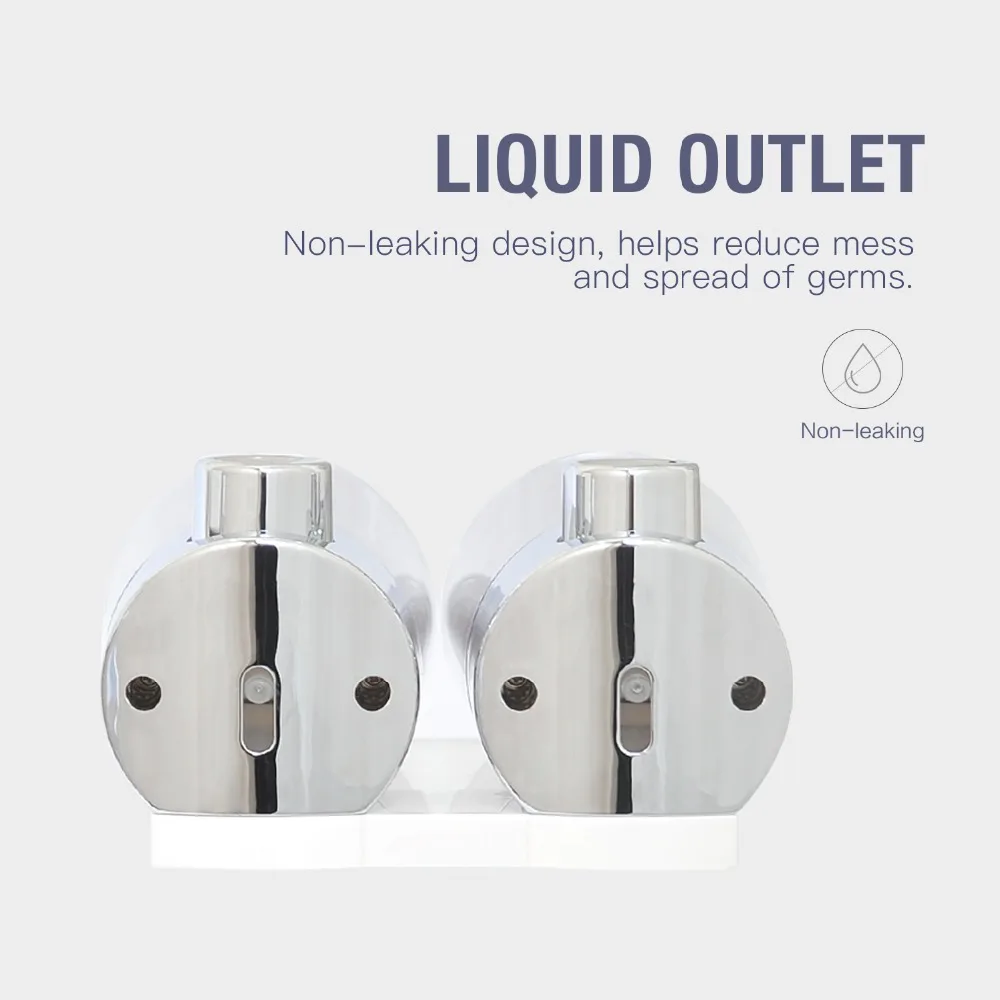 SVAVO-Distributeur Mural de Shampoing de Bain, Simple Ou Double Regina, Pescipient Pour Liquid de Douche, Accessoires HOAccessre