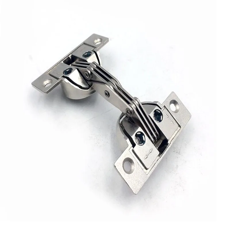 Zinc alloy Door 125 degrees oblique side door angle 45 stitching hidden hinge furniture hinges x2