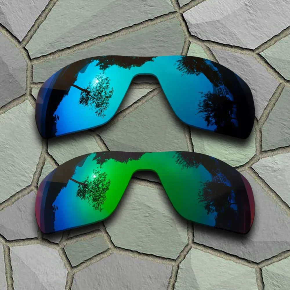 Sky Blue&Jade Green Sunglasses Polarized Replacement Lenses for Oakley Offshoot