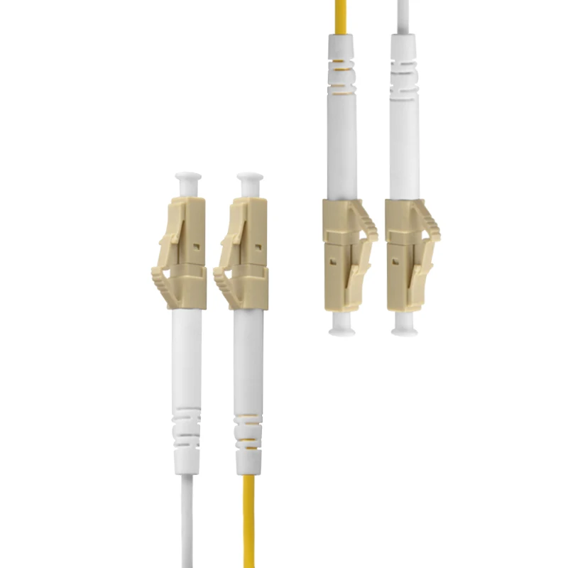 Cable de parche de fibra multimodo LC a LC, Cable de parche de fibra UPC pulido MM, puente de fibra óptica Duplex OM2 OFNP 3m 5m 10m 15m