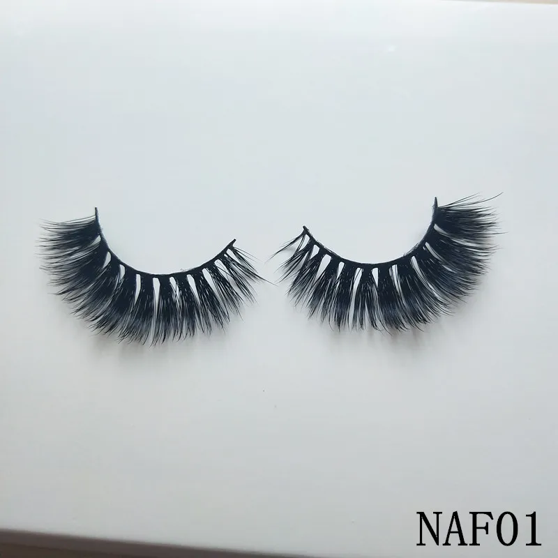 IN USA 300pairs fluffy mink eyelashes wholesale natural long 3d false mink lashes hand made fake eyelashes makeup faux cilios