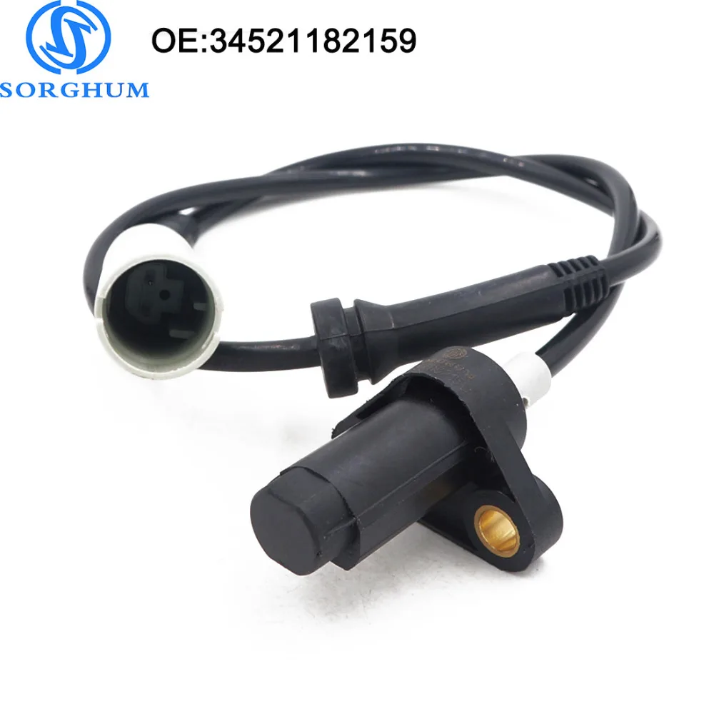 Set(4) 34521182159+34521182160 ABS Wheel Speed Sensor Front &Rear Left& Right For 97 98 BMW 528i 540i E39 1182159 1182160