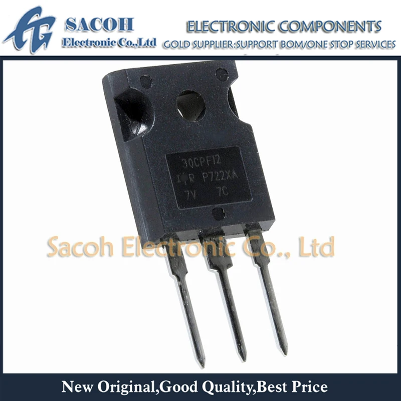 

New Original 2Pcs/Lot 30CPF12 30CPF12PBF OR 30CPF10 TO-247 30A 1200V Fast Soft Recovery Rectifier Diode