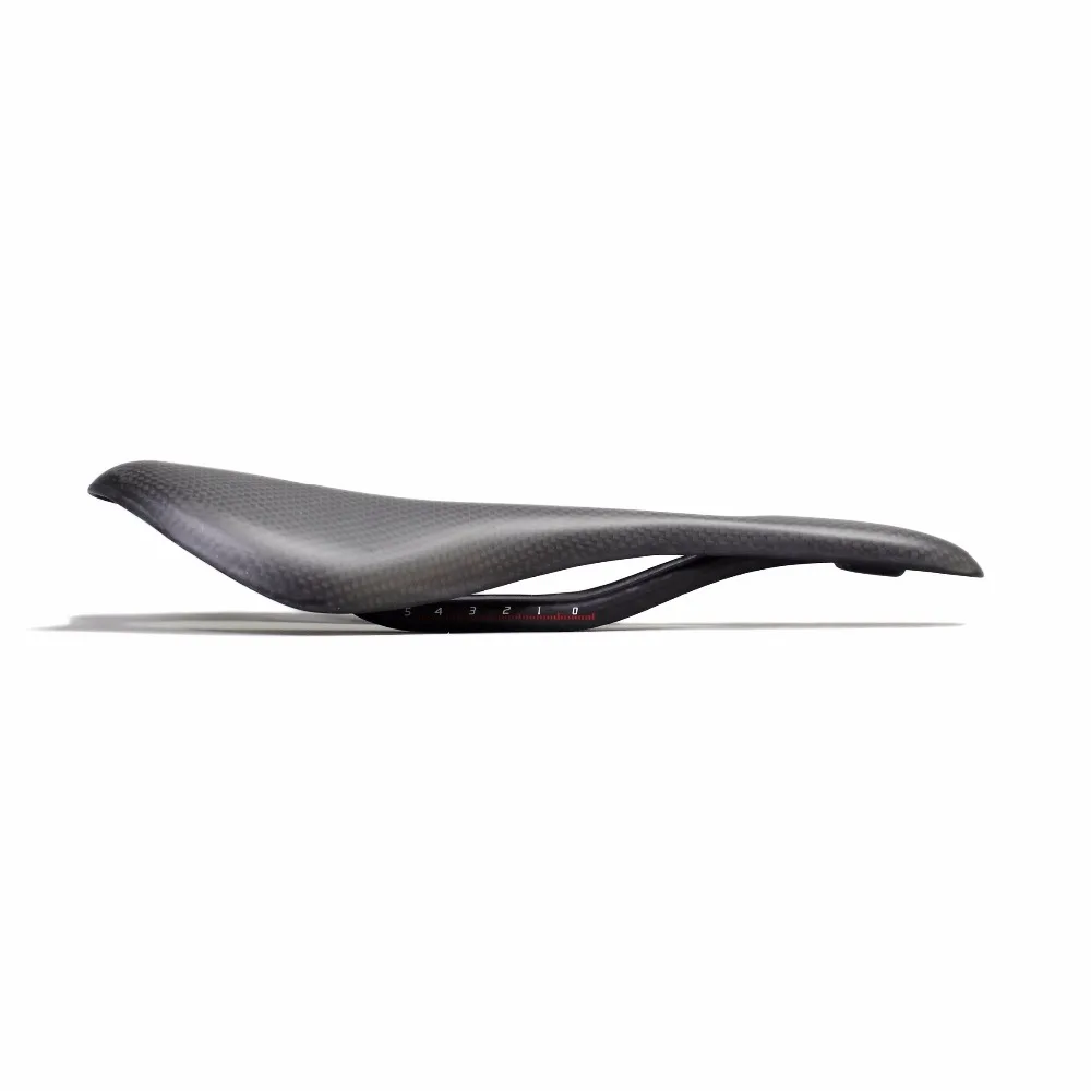 PURARAZA-Hollow Full Carbon Road Bike Seat, Matt Bicycle Parts, MTB Hollow Cushion, New, 275x147mm, 3K, 2018