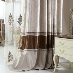 Blackout Kitchen Curtains For Modern European Window Curtain Living Room Bedroom Manufactured Embroidery Yarn Drapes