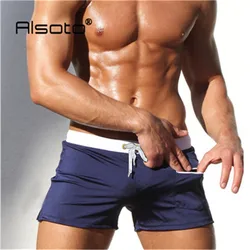 2024 Summer Men Swimwear Swimsuits Swimming Sexy Shorts Trunks Mens Swim sunga Beach Surf Board Shorts Briefs Suit gay erkek