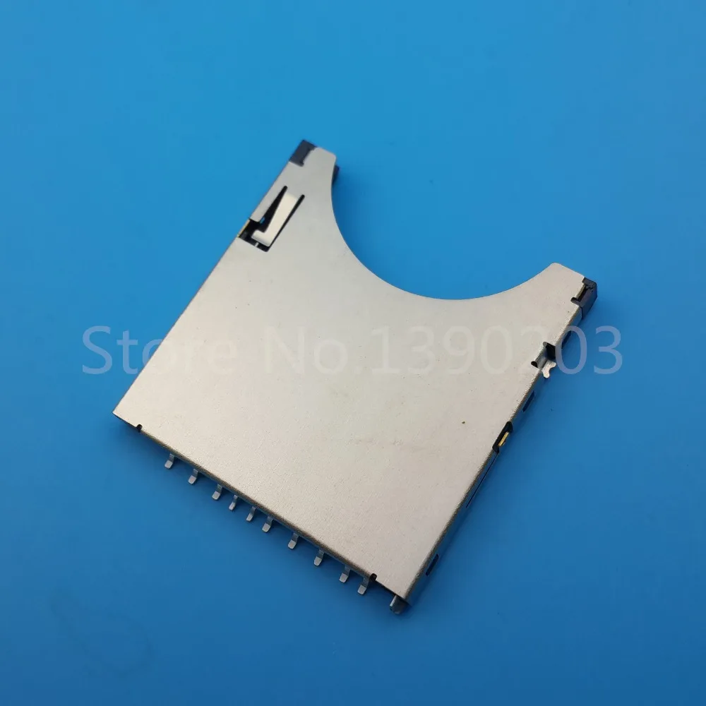 100Pcs PUSH-PUSH Type SD Menory Card Solder Socket Connector PCB Mount