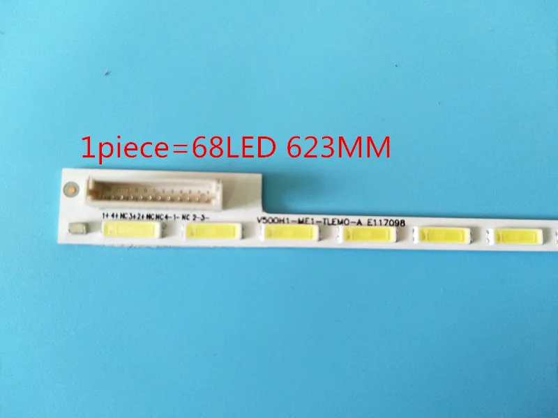 FOR skyworth 50E510E Article lamp V500H1-ME1-TLEM9 screen V500HJ1-ME1 1piece=68LED 623MM