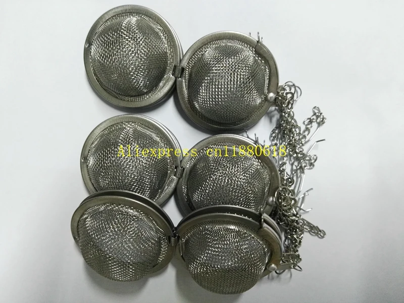 

500pcs/lot Fast Shipping Stainless Steel Mesh Sphere Ball Tea Spice Strainer Ball Shape Tea Strainers 4.5cm/5.5cm/7cm Size