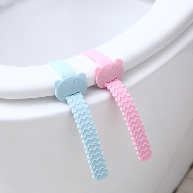 

Handle Toilet Seat Cover Lifter Foldable Silicone Sanitary Seat Cover Lifting Device Portable Toilet Closestool Seat