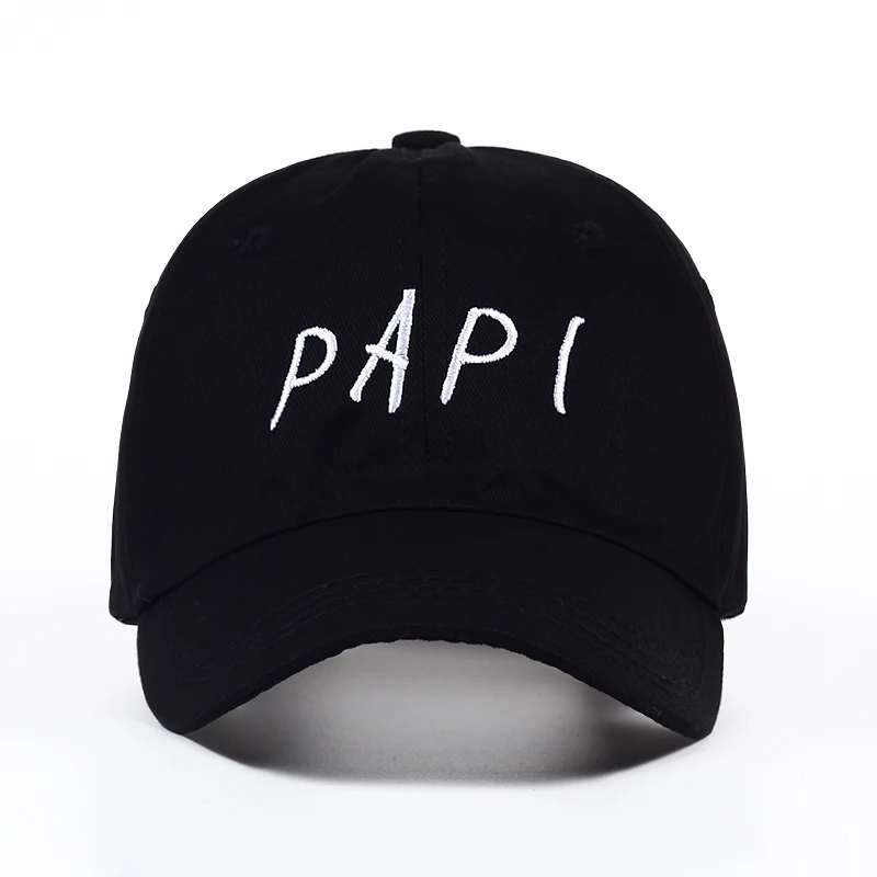 VORON new PAPI embroidery cotton baseball cap men women fashion papi dad cap Hip hop snapback bone cap hats 6 style