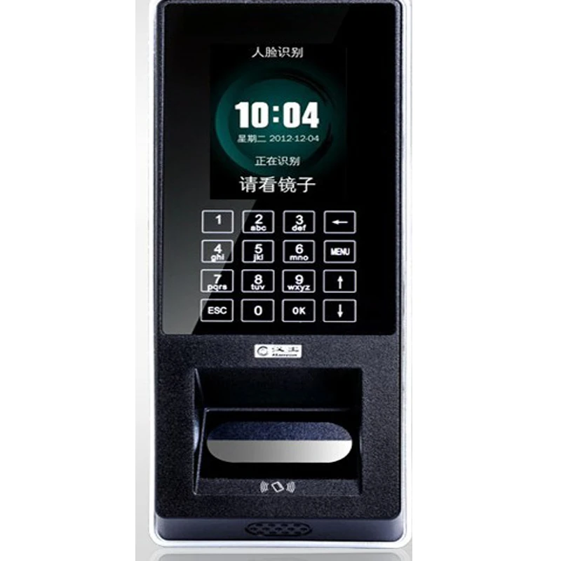 Super Mini Multi-functional Face Recognition Terminal for Time Attendance with Face & RFID Card & ID Recognition Support 300User