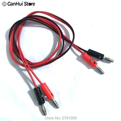 1m 4mm Double Head Banana Plug Test Leads 100cm Stackable banana plug Testing Cable High Voltage Test Leads Power test line