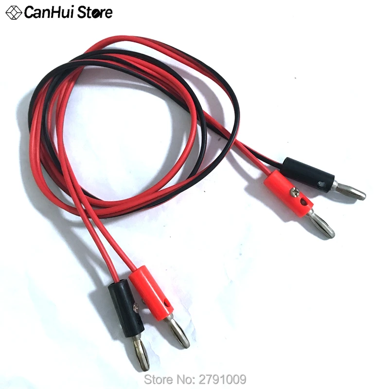 1m 4mm Double Head Banana Plug Test Leads 100cm Stackable banana plug Testing Cable High Voltage Test Leads Power test line