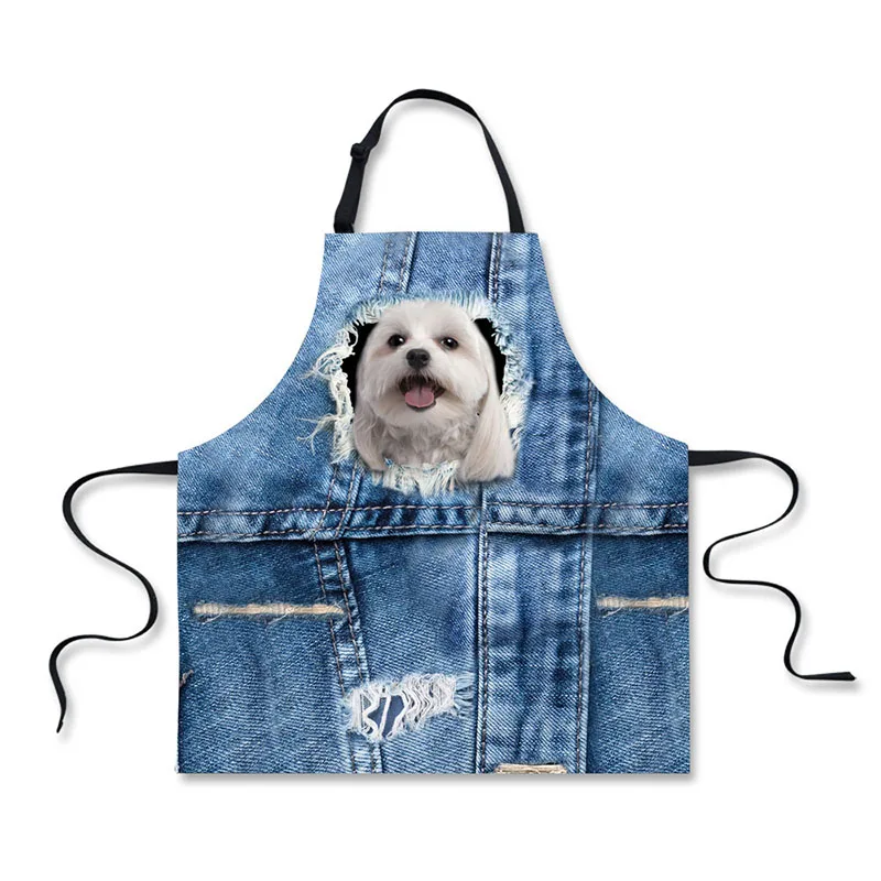 Cowboy Design Animal Pig Dog Cat High quality home leisure fashion kitchen supplies aprons