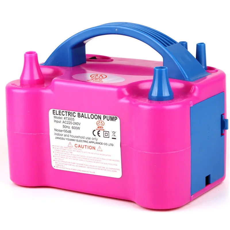 SOVOFLO Heavy Duty Air Pump Electric Balloon Air Pump 220V 110V AC 600W High Flow Air Charging Pump Mini Air Compressor 2-2.8PSI