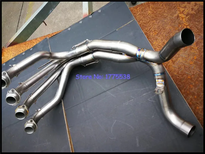 Titanium Alloy Z1000 2010-2022 Motorcycle Exhaust Muffler Collector Header Pipe Motorbike Exhaust Front Pipe for Z1000 10-22