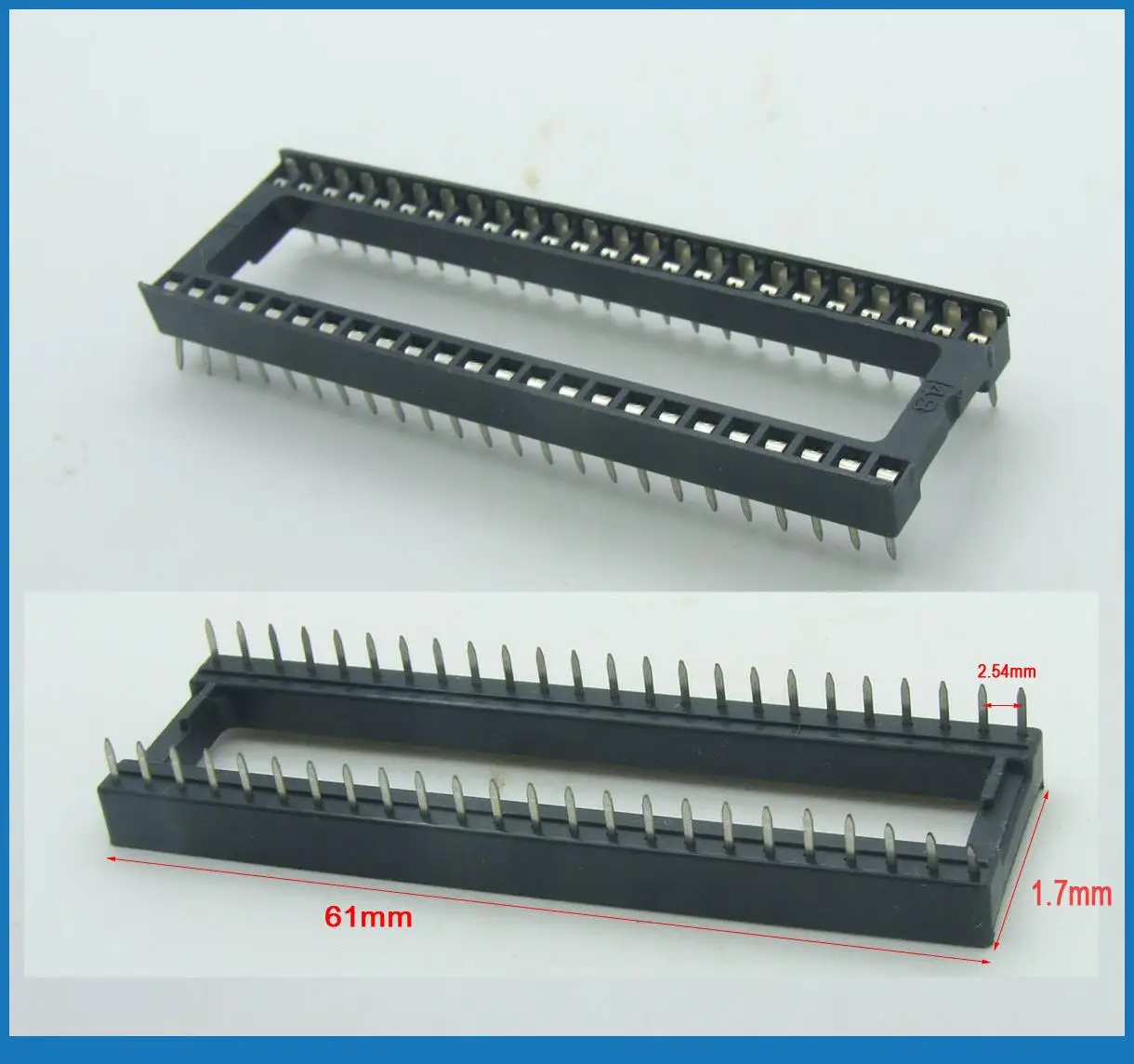 100PCS 48 pin IC Socket 2.54mm(.100