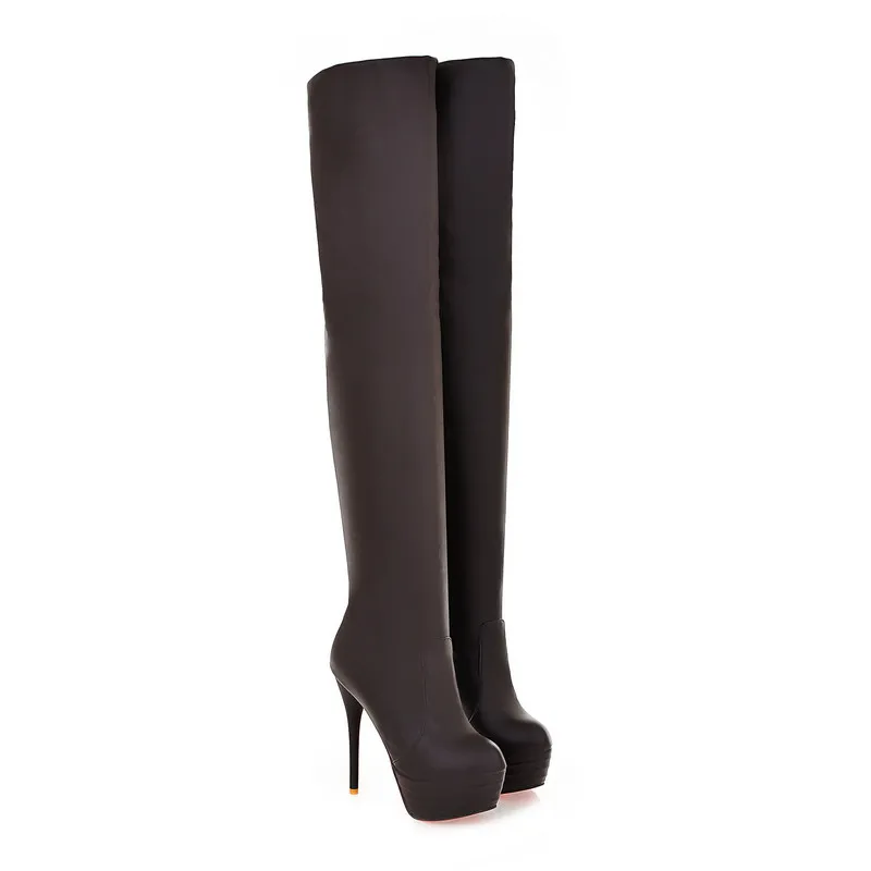 ASUMER large size 34-46 over the knee boots platform ladies shoes women boots sexy thin high heels shoes thigh high boots 2020