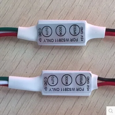 

Светодиодный мини-контроллер WS2812B WS2811 WS2812 Pixel Светодиодный светильник 3 ключа DC5-24V