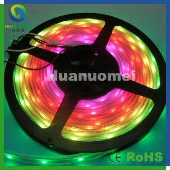 10m IP67 RGB SMD5050 led strip light waterproof flexible led light  30 pixel/m Black/White PCB