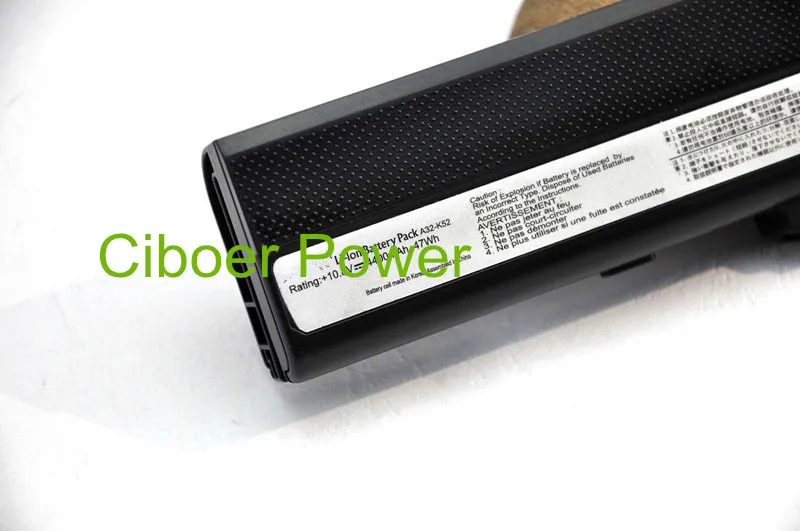 Imagem -02 - Bateria Original para Laptop 4400mah para Modelos A52f A52j K52d K52dr K52f K52j K52jc K52je K52n X52j