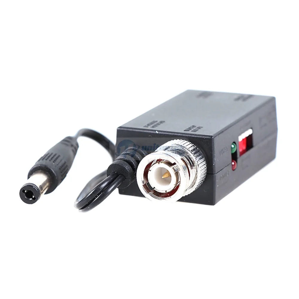 A Pair 1200m 1CH Active Twisted Pair Transmitter Receiver Video Balun