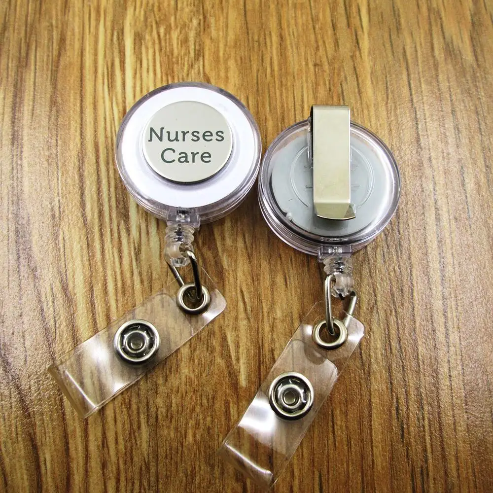 nurse care ID Badge Reel for Docter Nurse Teacher Student retractable recoil id badge holder nurse gift