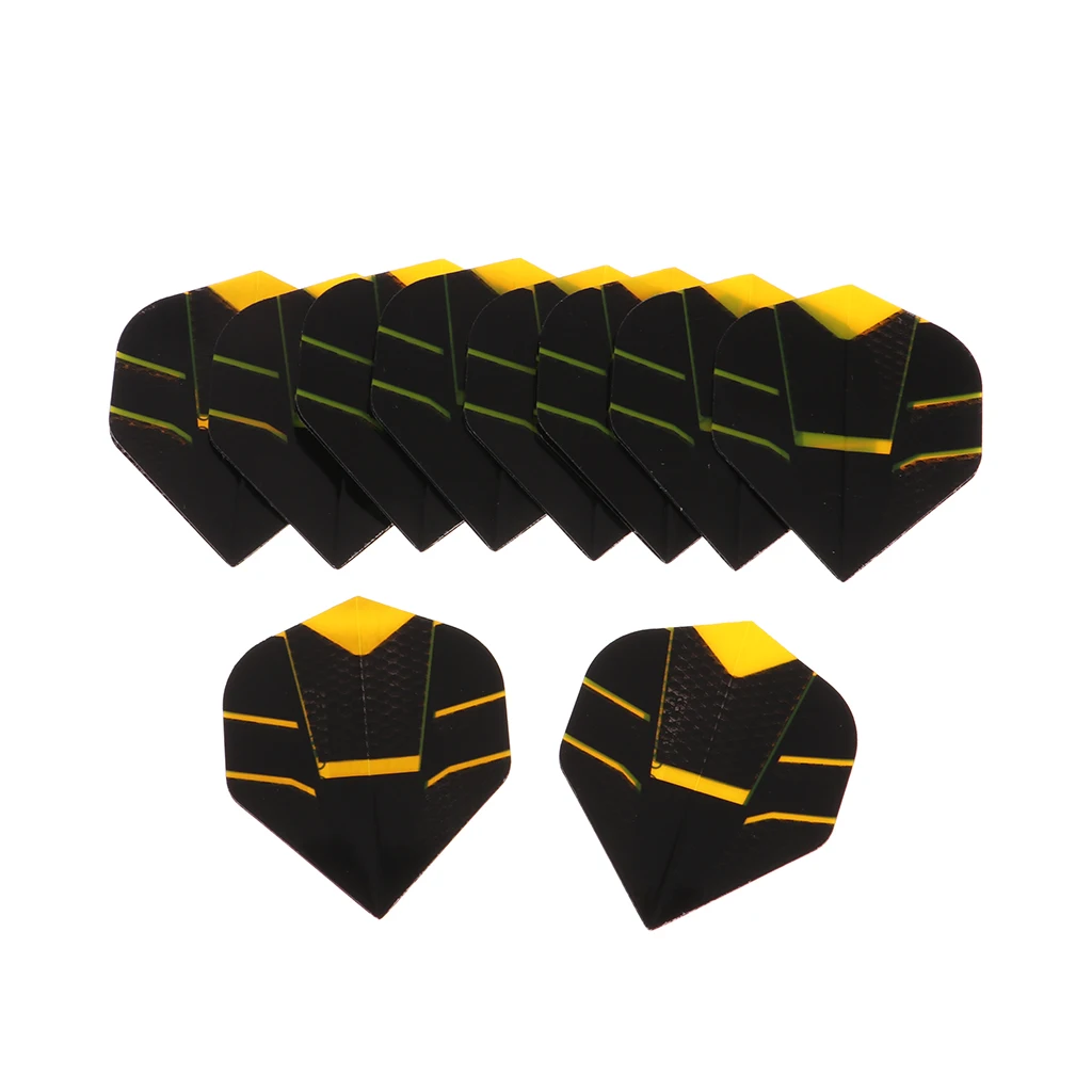 10Pcs Professional Premium PET Standard Shape Dart Flights Outdoor Wing Tail Darts Flight Replacement Accessories