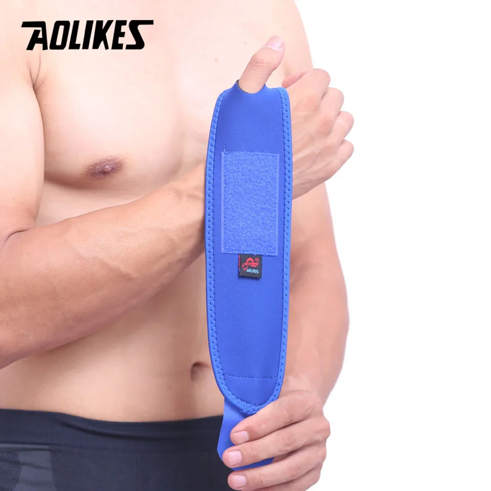 AOLIKES 1PCS Sports Wristband Wrist Support Straps Wraps For Cycling Running Weight Lifting Fitness Gym Tennis Hand Bands