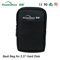 Blueendless New SSD Storage Bag 2.5 Inch HDD Protection Box Bag Case for External Portable HDD Portable Hard Drive Bag