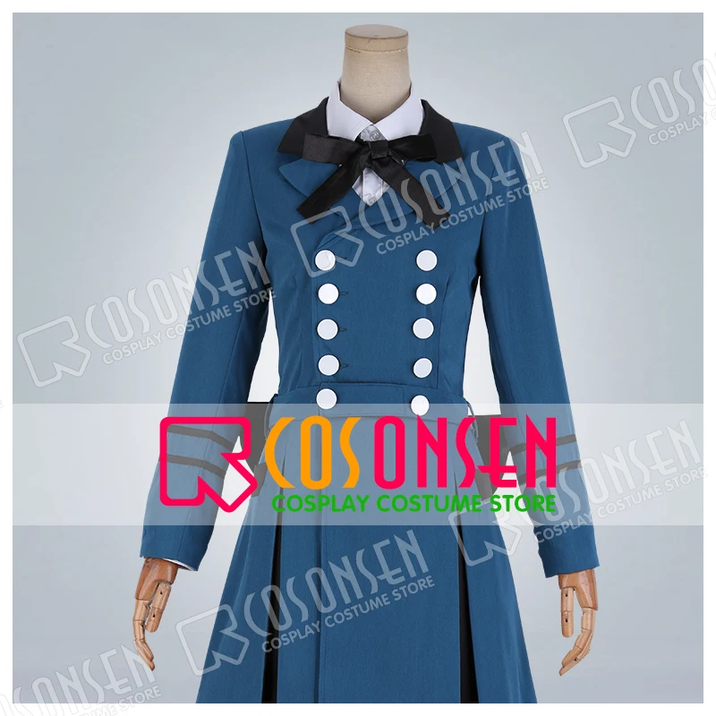 

COSPLAYONSEN Anime Black Butler Season 2 Ciel Phantomhive Cosplay Costume Blue Color Full Set