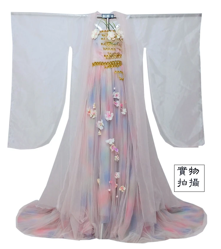 Movie Version Family Hanfu Costume Once Upon a Time Forever Love Lasting in Ten Miles of Peach Blossom Bushes