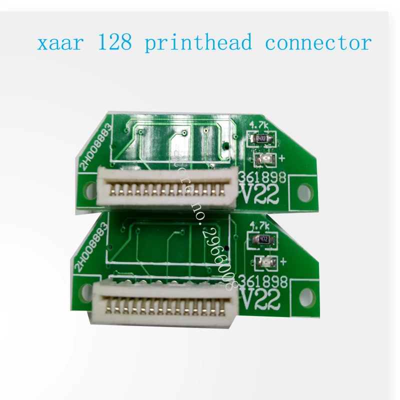 

Free shipping ! good quality Inkjet printer Xaar 128 print head connector for Zhongye 128 printer head transfer card