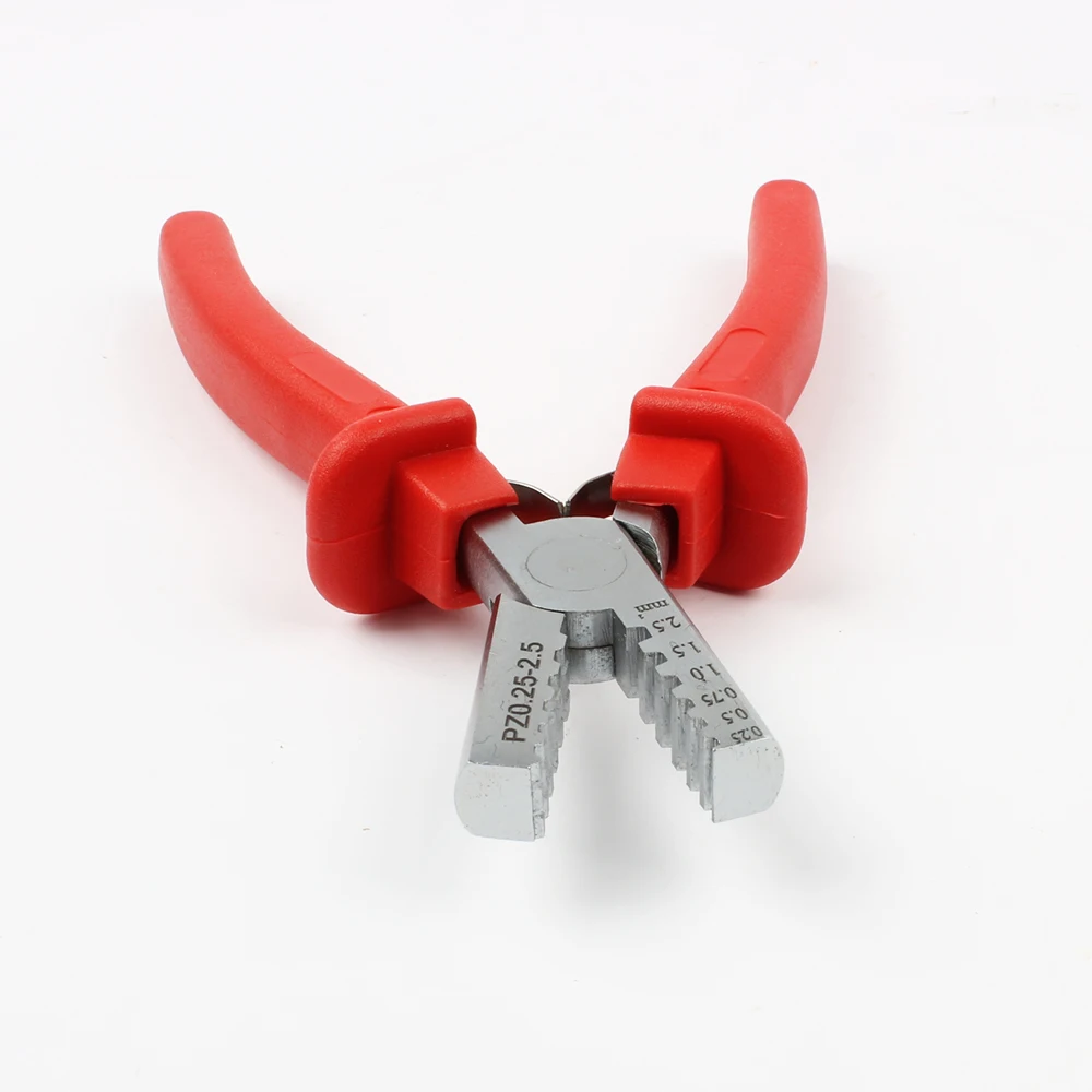 High Quality PZ 0.25-2.5 GERMANY STYLE CRIMPING PILER FOR Terminal 0.25-2.5mm2 CRIMPING PLIERS Crimping Tools