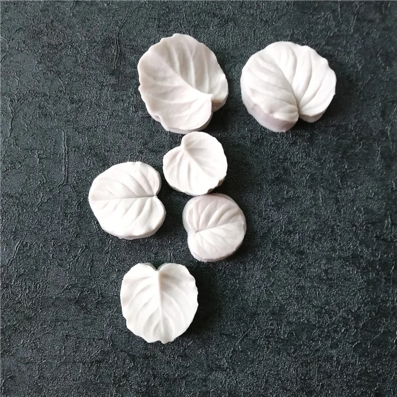 Eucalyptus Leaves Veiners Silicone Mold Stamp Designer DIY Resin Clay Flower Gumpaste Polymer Clay Mold Vein Emboss Texture