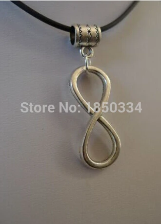 Fast delivery Wholesale 10PCS Lucky 8  Charms  Statement Necklace & Pendants Jewelry  For Woman B79