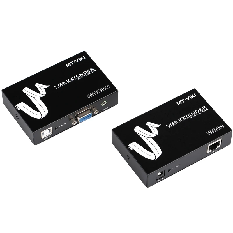 

MT-Viki 50m VGA Video Audio Extender Repeater over UTP Single RJ45 CAT 5e / 6 LAN Cable